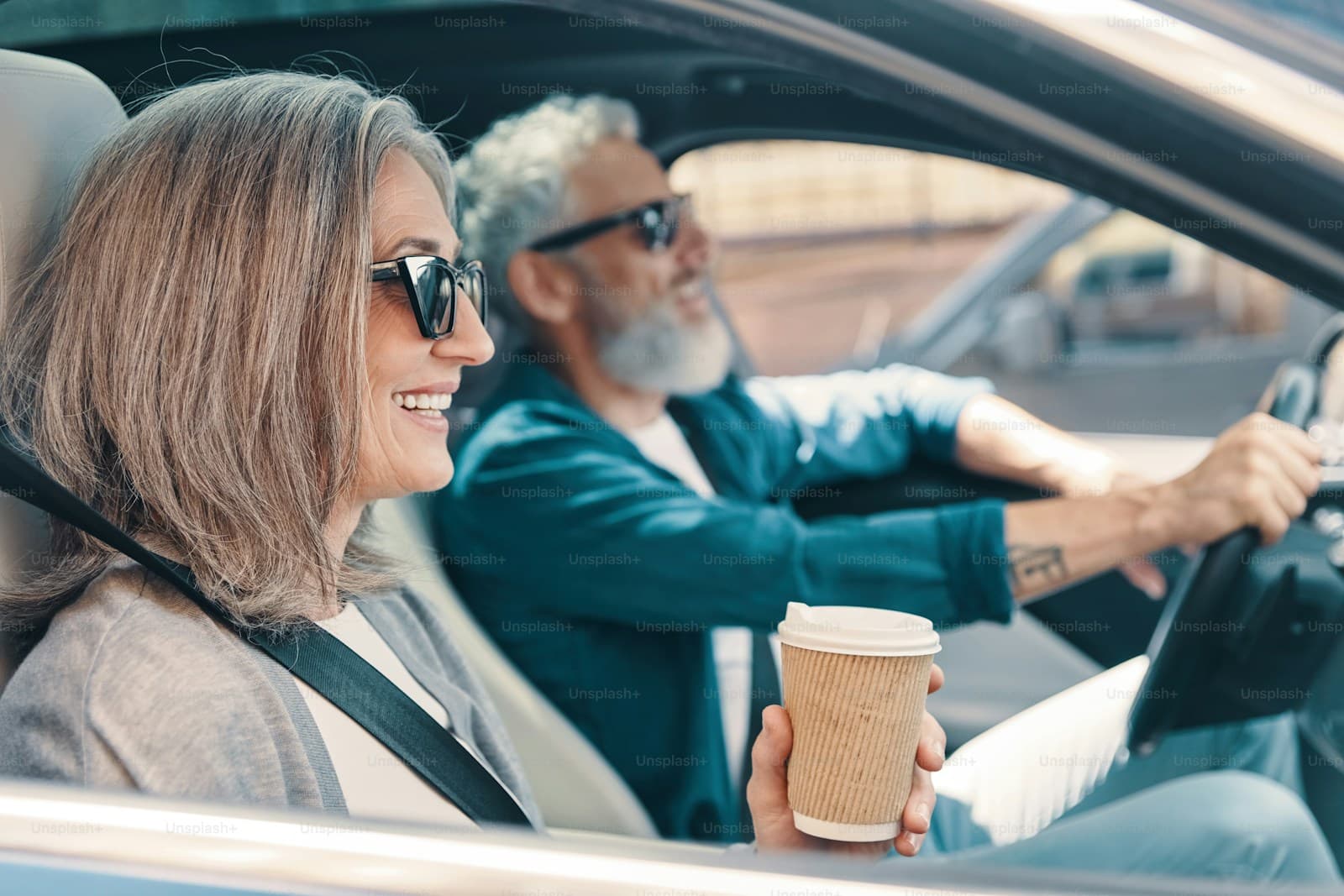 Senior Drivers — insurance-related stock photo